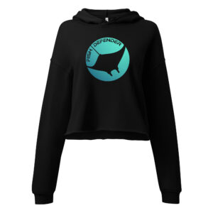 manta crop hoodie